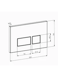 110355 Instalație ascunsă cu buton 0040 Satin Mat.Chrome 3
