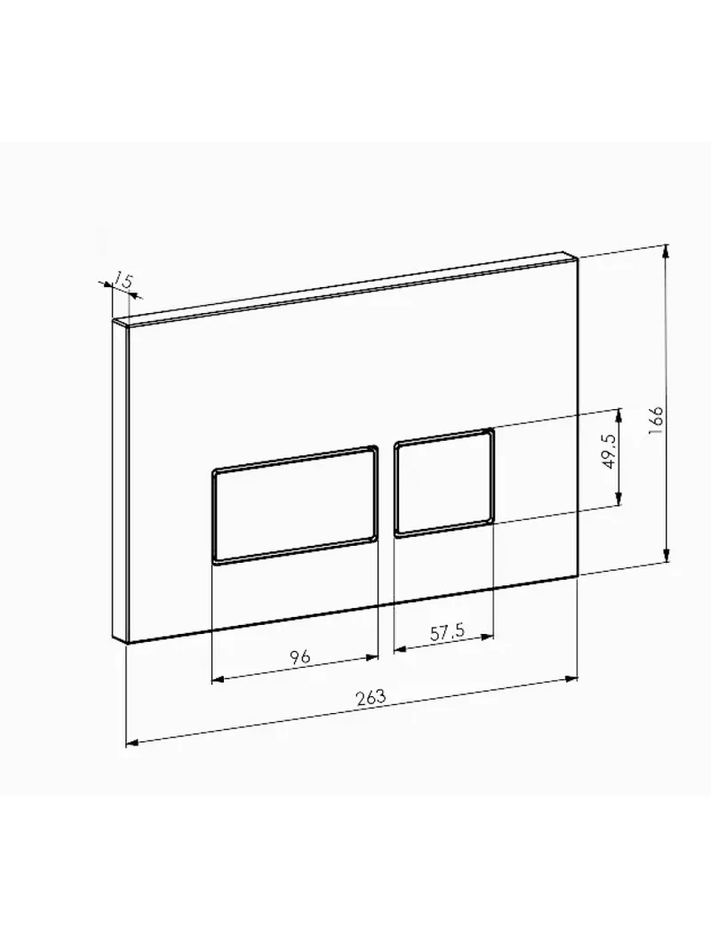 110355 Instalație ascunsă cu buton 0040 Satin Mat.Chrome 3