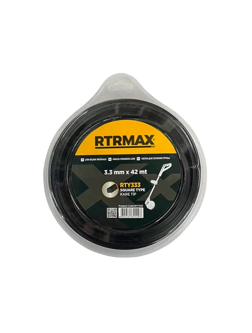 Леска для кустореза 3,3 мм x 42 м RTRMAX RTY333