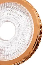 Подвесной LED-светильник JH-966, D20 см, 10W, металл + акрил, золото, Luminaled 3