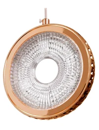 Подвесной LED-светильник JH-966, D20 см, 10W, металл + акрил, золото, Luminaled 4
