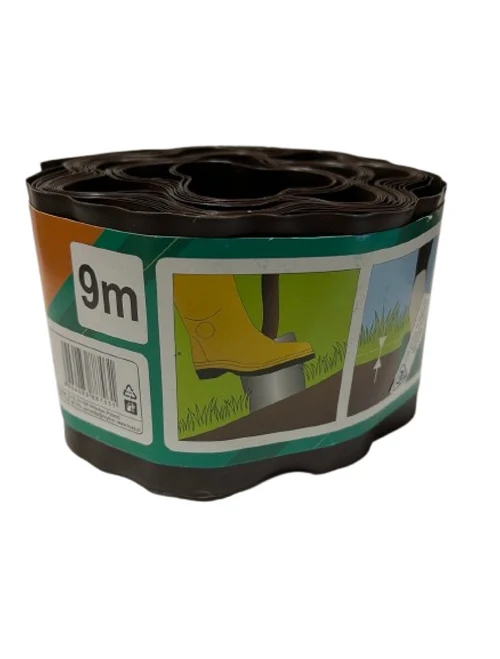 * Bordură decorativă p/u gradină Flo 88703 9m x 10cm maro