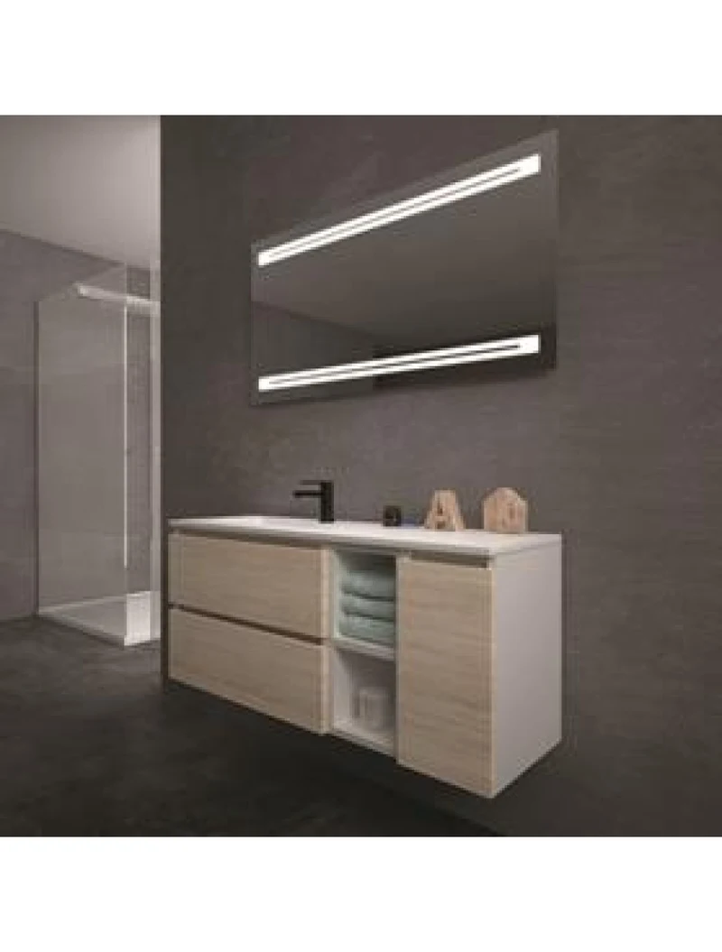 Oglindă LED PAMIR LD-1204 1200x600mm (anti aburi+touch) ROKO 2
