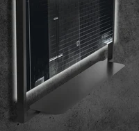 Oglindă LED CASCADE CSD-1000 1000x600mm (anti aburi+touch) black ROKO 4