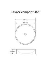 Lavoar rotund KOALA 455 455 eco 3