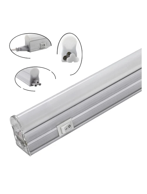 Tub LED T5 10W 60cm 4000k cu întrerupător