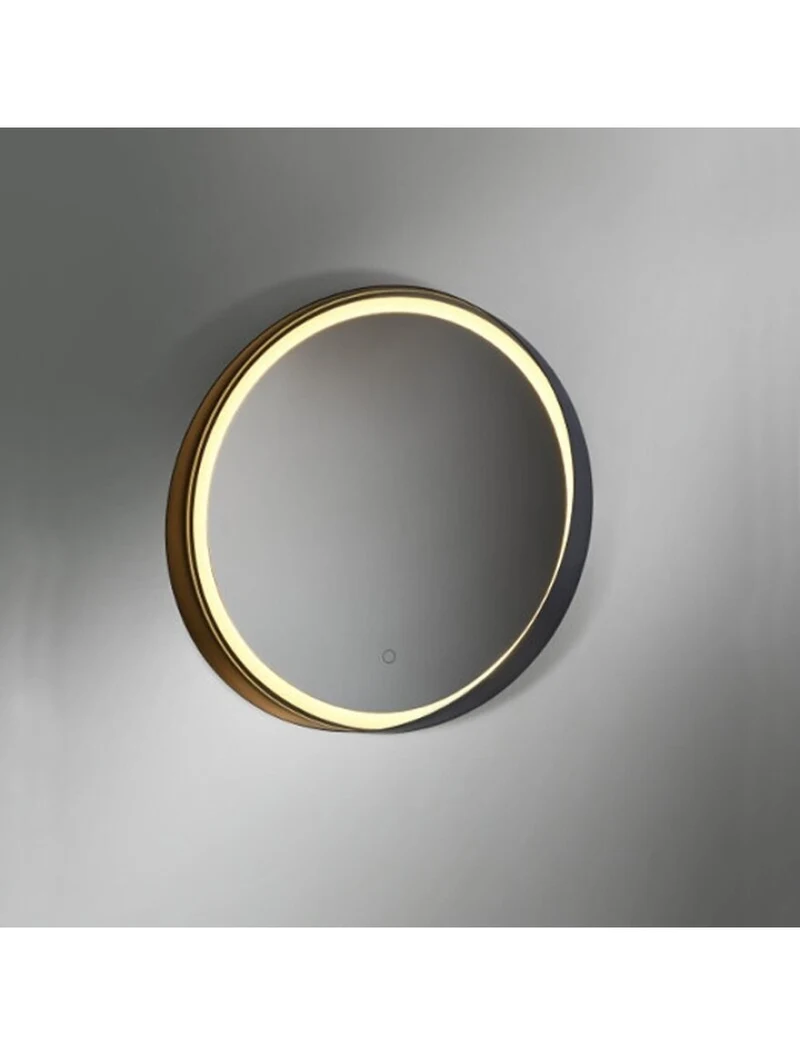Oglindă LED HILAL HL-800-G 800mm (anti aburi+touch) gold ROKO 2