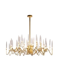 Lustră JH-925 D60cm G4x12 Metal+Acryl gold LuminaLED