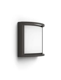 Aplică 12W 2700K 1200Lm 220V IP44 antracit SAMONDRA PHILIPS