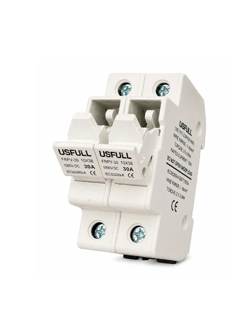 Suport siguranță fuzibilă 30A 2P 1000VDC 10X38 Nominal