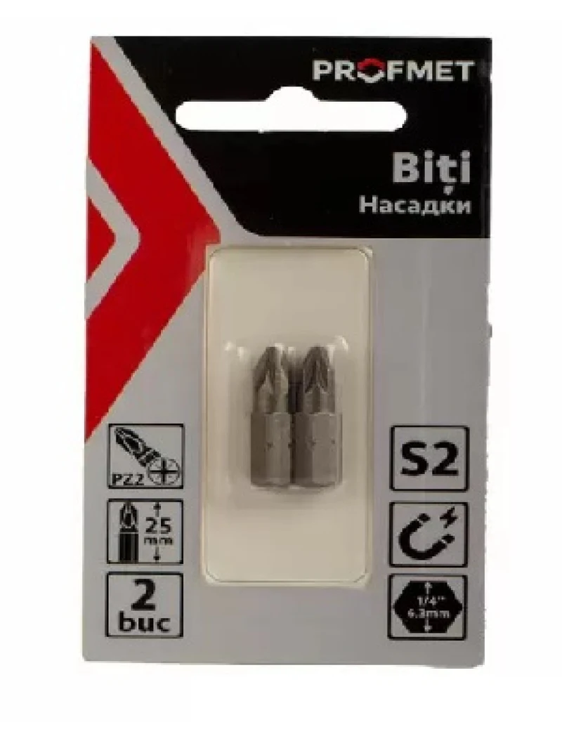 * 340502 Biți PZ 1/50 oțel S2 2buc Profmet 3