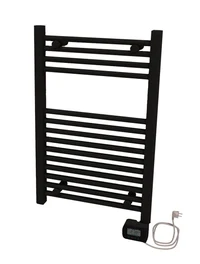 Uscător prosoape electric 500x800 400W oțel negru Warma Flat