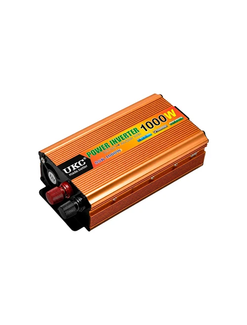 Invertor UKC-1000W, DC12V-AC220V (undă sinus modificată)