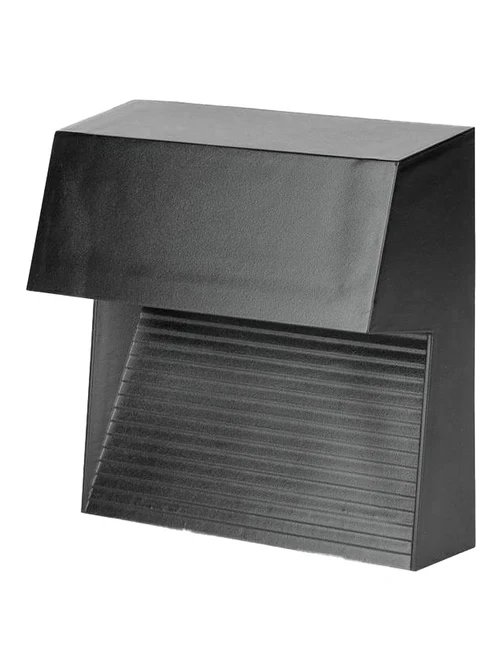 * Aplică LED Scară/Perete,Ermetică IP65 3W 4000K 210lm pătrată neagră V-TAC