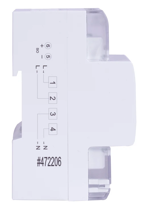 Contor electric monofazat pe șină DIN e. control.w07 5(65)A 1.0