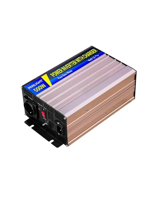 Инвертор с функцией зарядки аккумулятора PL-500W 12V-220V с чистой синусоидальной волной