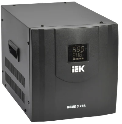 Стабилизатор напряжения серии HOME 3 кВА (SNR1-0-3) IEK