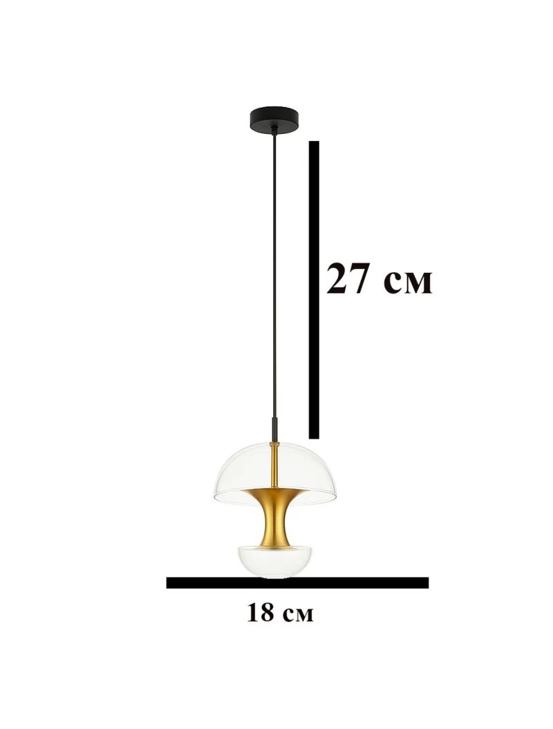 Suspensie LED JH-975 D18xH27cm,7W,Metal+Cement,White Luminaled 2