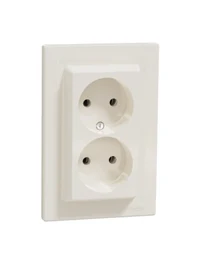 Priză dublă 2P 16A crem EPH9700123 SCHNEIDER