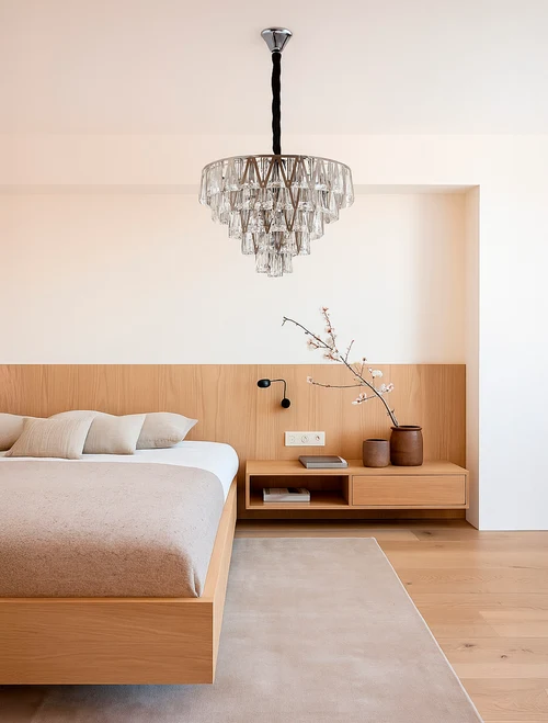 * Lustră MODERN D65xL90 Chrome Begusa