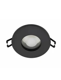 * Spot încas. în tavan GU10 IP44 rotund negru 84X28mm ML777335