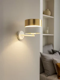 Aplică HILTON 1xE27 max 15W white+gold TK-LIGHT 2