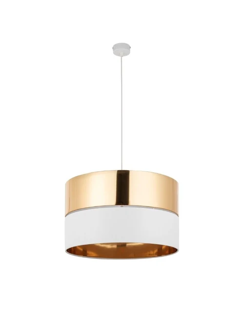Lustră HILTON 1xE27 max 15W white+gold TK-LIGHT
