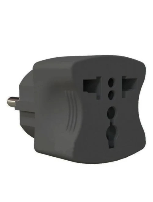 Adaptor European universal negru 16A  220-250V NEOMAX