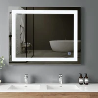 111314 Oglindă baie 800x600mm ortogonală LED touch Bayro Elipso 2