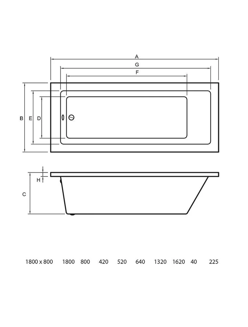 114221 Cadă acril 1800x800 Bonito Home Delia 4