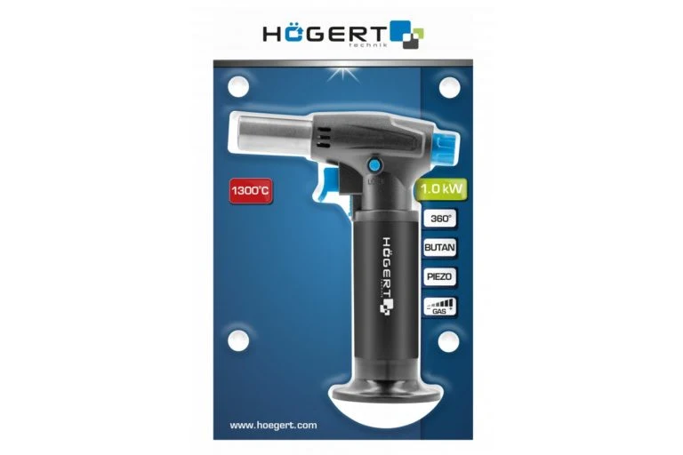 Arzător cu gaz 1,0 kW 1300C 150ml HOGERT 3