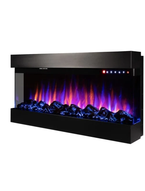 Șemineu electric  BEF-36WM Dalas 484x930x200 mm, 1500W