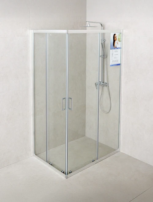 107746 Cabină duș 1200x800x1900 6mm universală Granta LiniaH2O