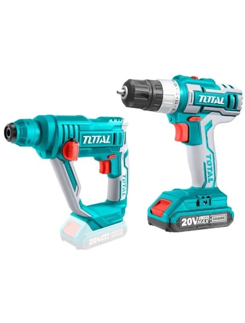 Set scule electrice cu acumulator Total TCKLI2008