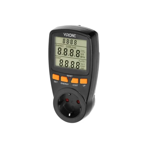 Contor Digital pentru priză 3.6kW negru