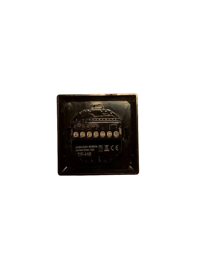 Termostat încălzire prin pardoseală TF-H6 negru Termofol 4