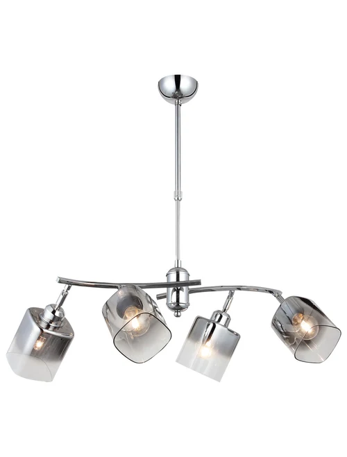 Lustră DERMA 4xE27 max 4x40W chrome LUCEA
