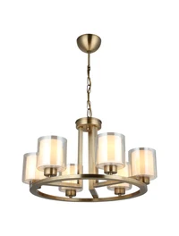 Lustră VODA 6xE27 max 6x40W antique LUCEA