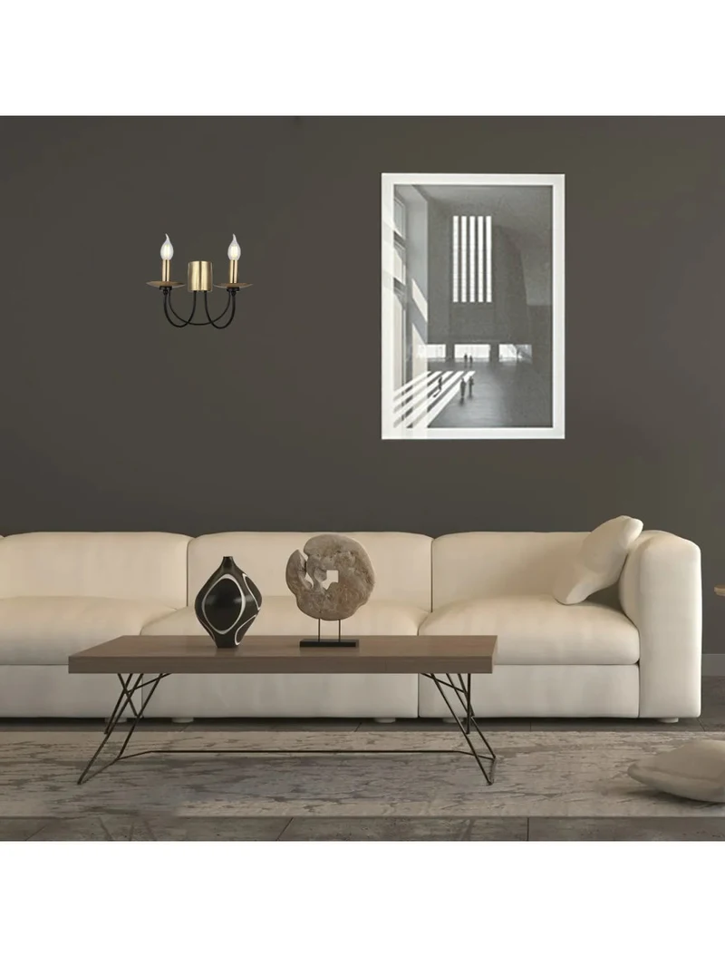 Aplică DOFA 2xE14 max 2x40W black + antique LUCEA 2