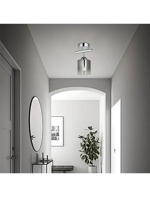 Lustră RAYO 1xE27 max 1x40W chrome LUCEA