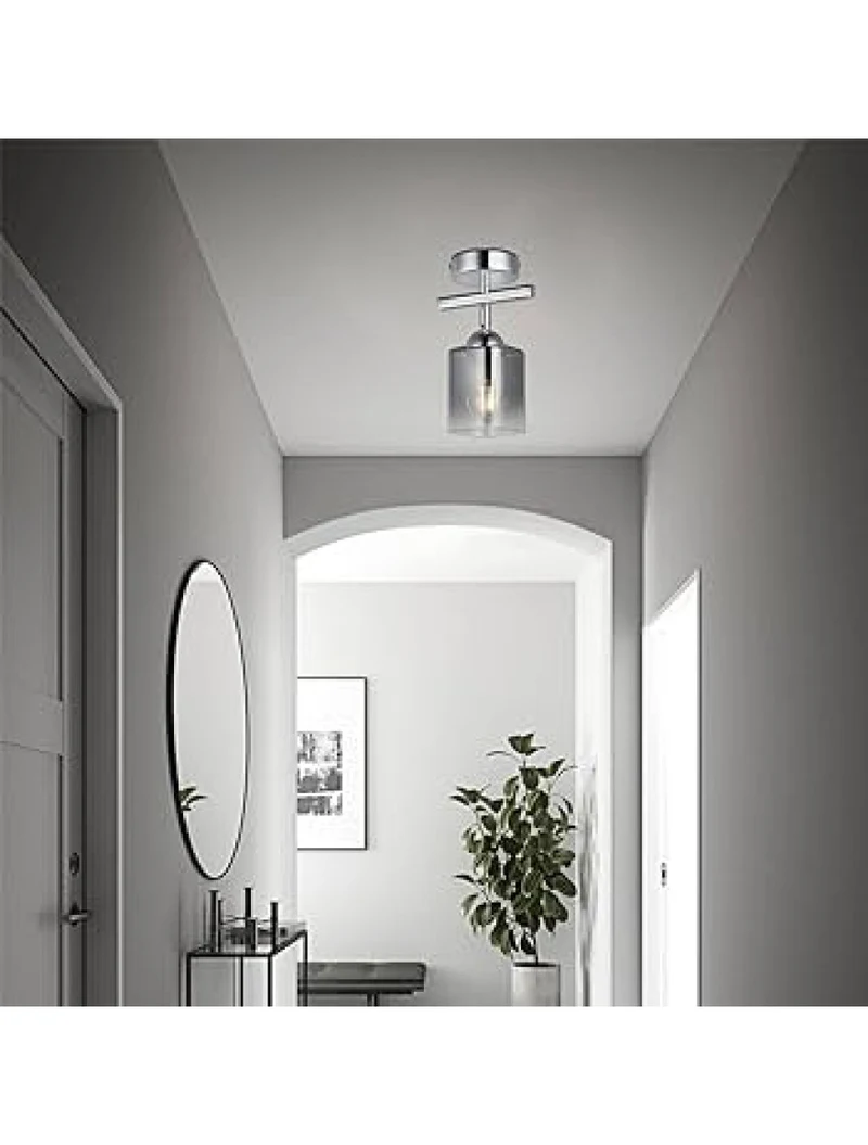 Lustra RAYO 1xE27 max 1x40W chrome LUCEA 3