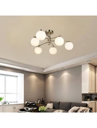 Lustră BUMERANG 6xE27 max 6x40W gold LUCEA 2