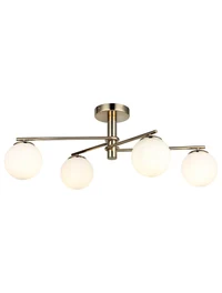 Lustră BUMERANG 4xE27 max 4x40W gold LUCEA