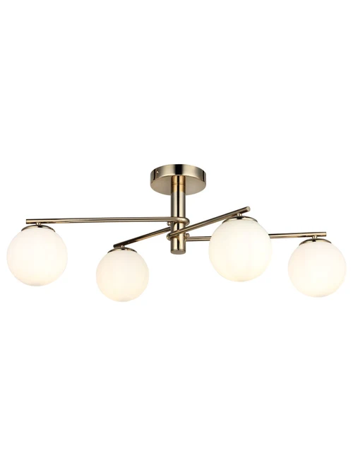 Lustră BUMERANG 4xE27 max 4x40W gold LUCEA