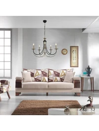 Lustră FERRA 5xE14 Long max 5x40W antique LUCEA 2
