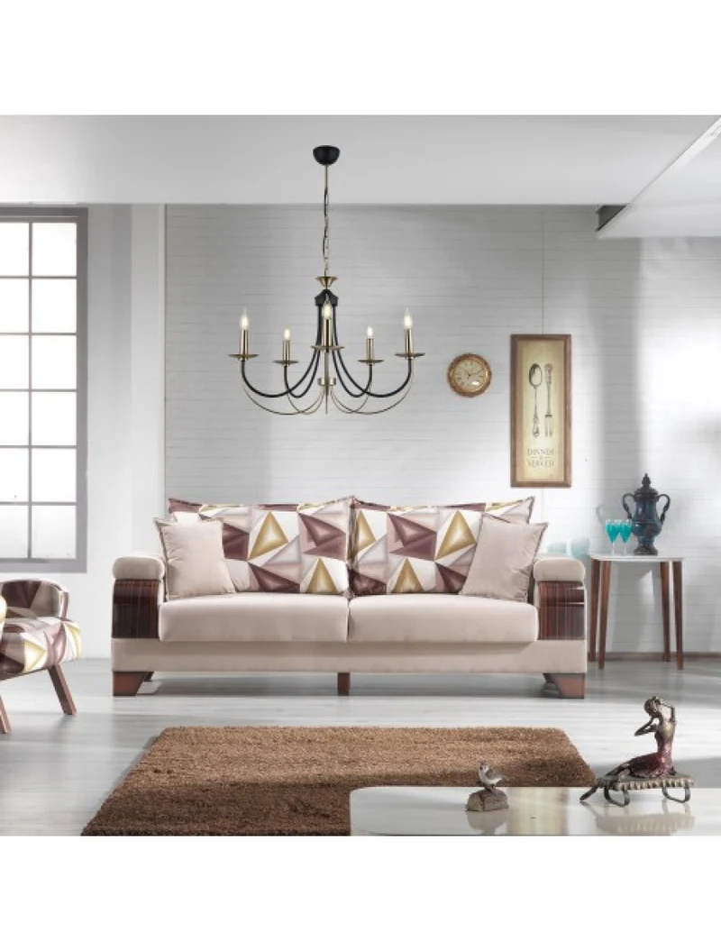Lustră FERRA 5xE14 Long max 5x40W antique LUCEA 2
