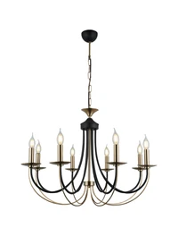 Lustră FERRA 8xE14 Long max 8x40W antique LUCEA