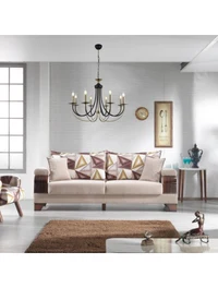 Lustră FERRA 8xE14 Long max 8x40W antique LUCEA 2