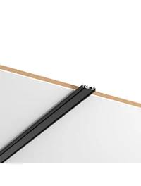 Șină Magnetică aplicată Ultra Thin 1m H6mm neagră