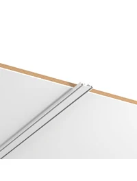 Șină Magnetică aplicată Ultra Thin 2m H6mm albă